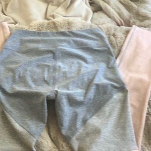 Outdoor Voices S Grey Leggings, multi color. Like new.